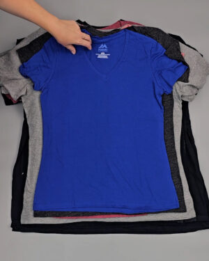 Футболки однотонные м/ж CAN 076 - Сток оптом